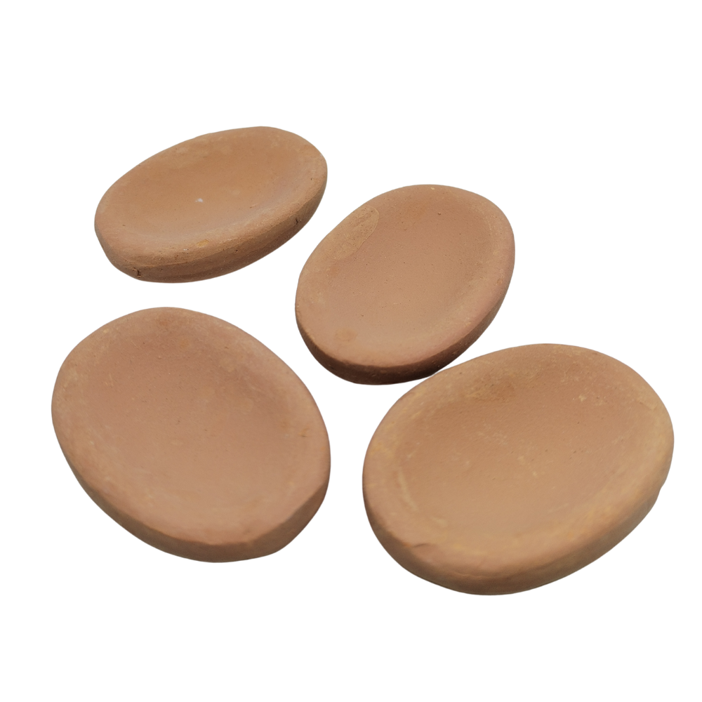 VASSOIO OVALE TERRACOTTA PZ 4