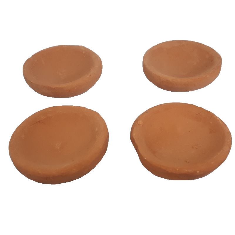 VASSOIO ROTONDO TERRACOTTA PZ 4