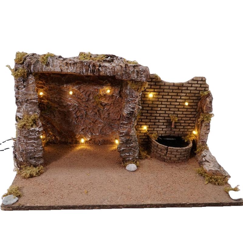 CAPANNA CON FONTANA CM 45X25X25