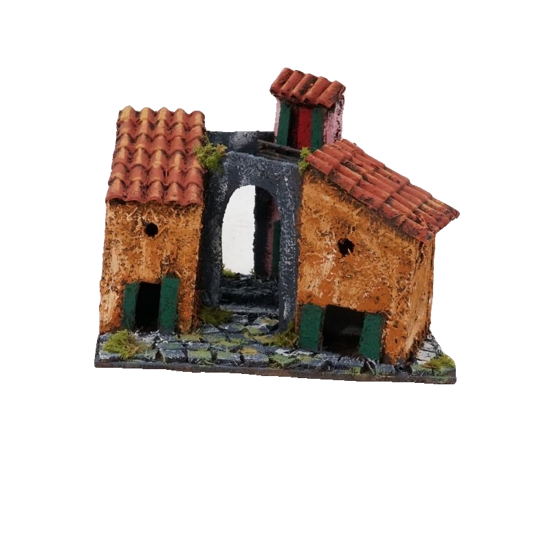 CASETTA BORGO SUGHERO ARANCIO CM 17X11X14