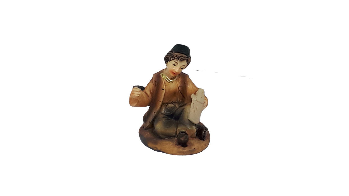 SCULTORE SEDUTO CM 7