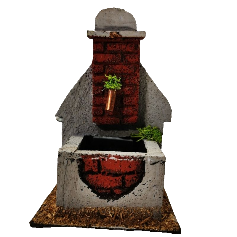 FONTANA IN SUGHERO MODELLO B CM 8,5X12X14