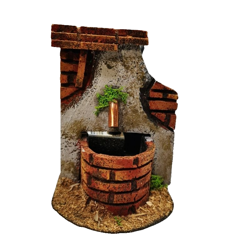 FONTANA IN SUGHERO MODELLO I CM 8X10,5X10,5