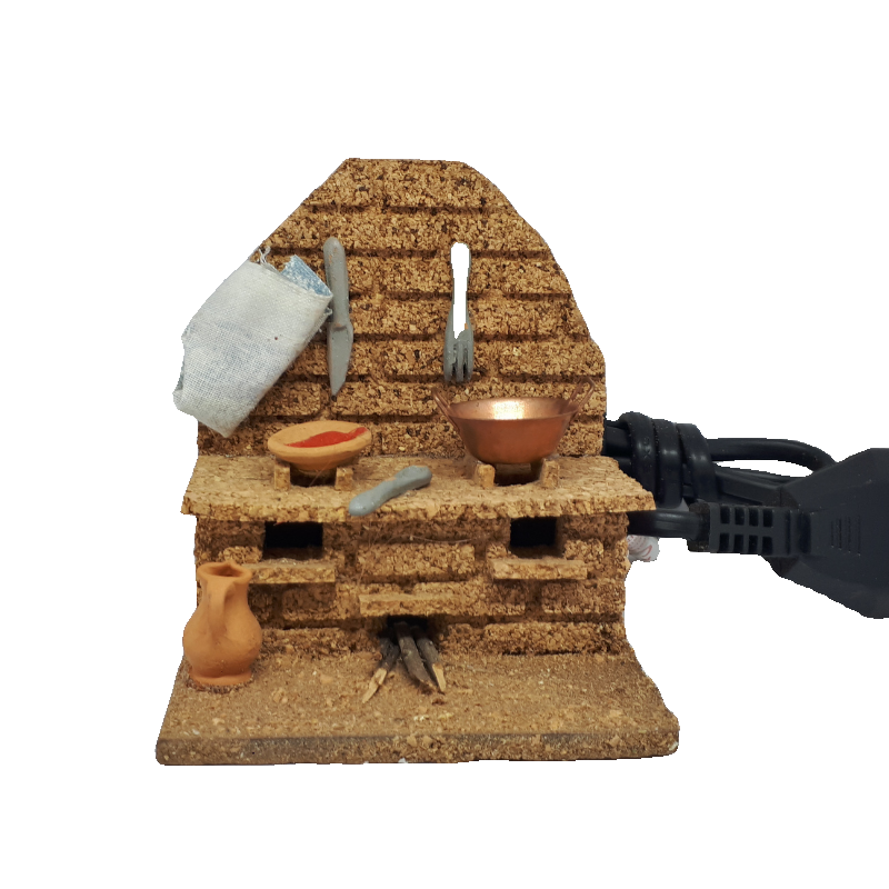 CUCINA CON ACCESSORI PICCOLA CM 8X7X9