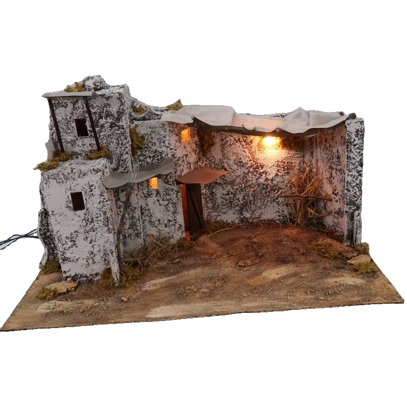 PRESEPE PALESTINESE GRANDE MODELLO A CM 60X35X38