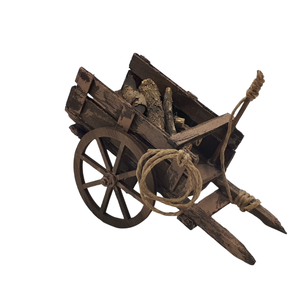 CARRO CON LEGNA CM 7X15X8