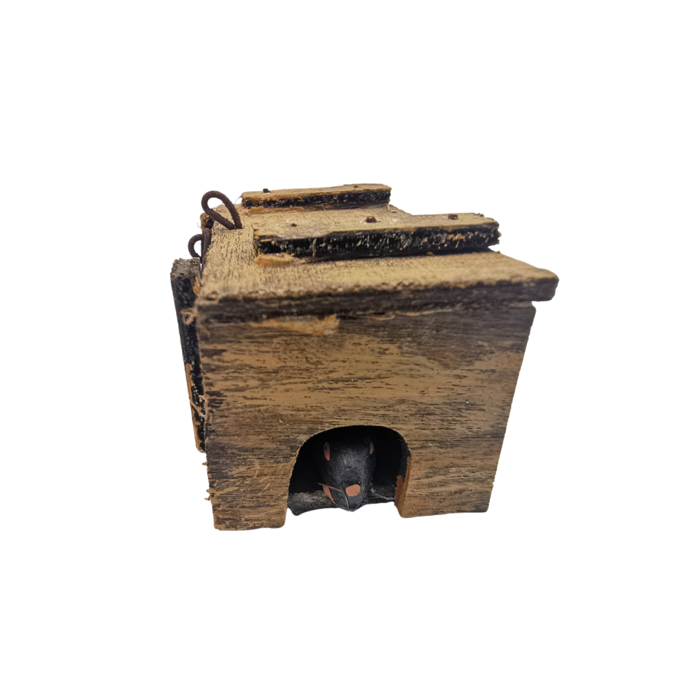 BAULE CON TOPO CM 6,5X3,5X3,5