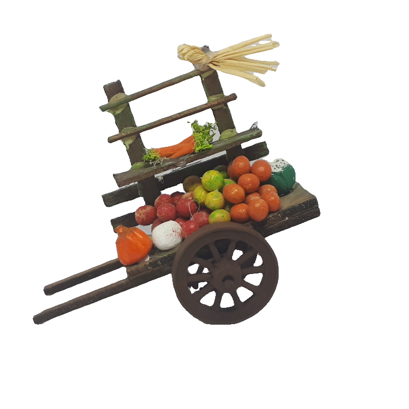 CARRO CON FRUTTA CM 4,5X10X8,5