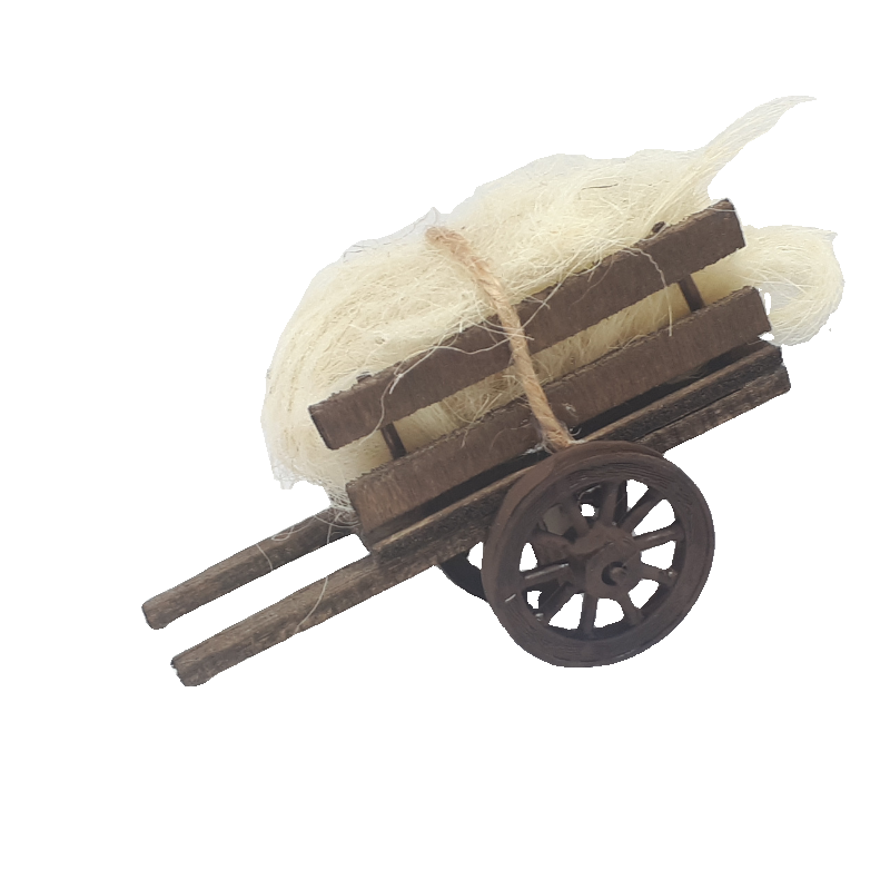 CARRO CON LANA CM 4,5X10X6