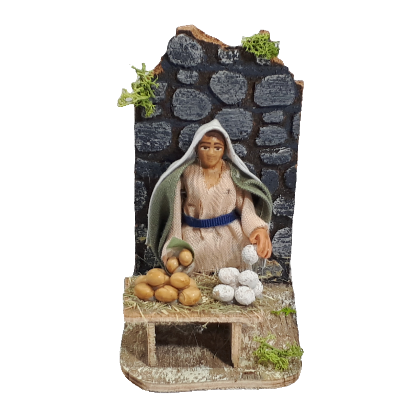 SIGNORA CON UOVA IN MOVIMENTO CM 7