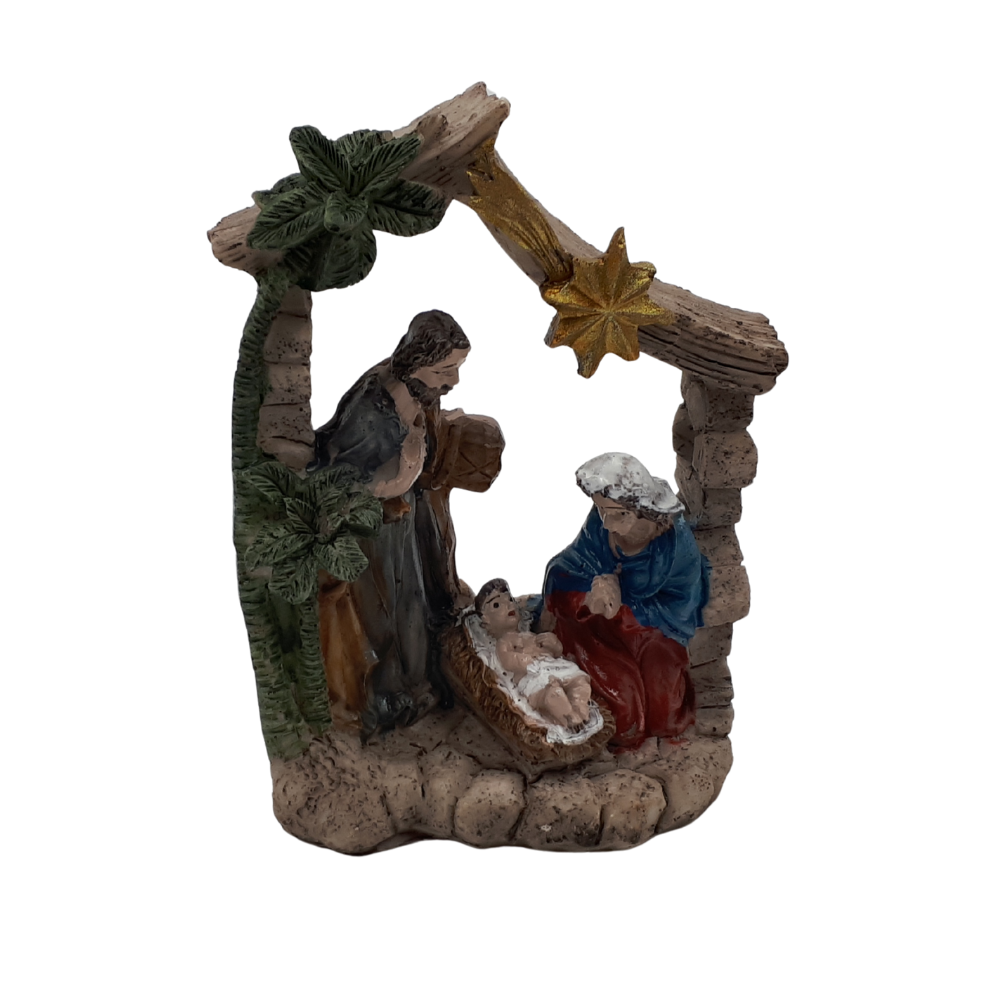 NATIVITA' 10CM SU BASE 5X7X14