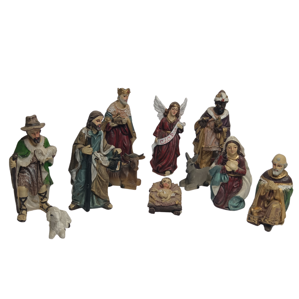 SET NATIVITà 10 CM 11PZ