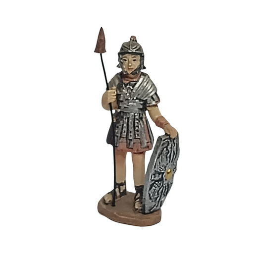 SOLDATO ROMANO C/SCUDO E LANCIA CM6,5