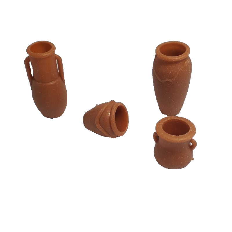 SET ANFORE PLASTICA PZ 4 CM 1,5/3