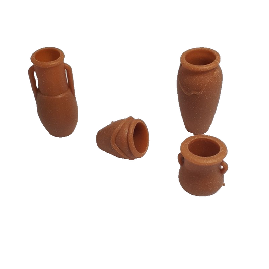 SET ANFORE PLASTICA PZ 4 CM 1,5/3