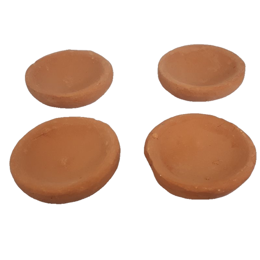 VASSOIO ROTONDO TERRACOTTA PZ 4