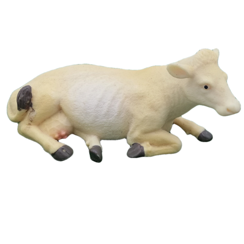 MUCCA SEDUTA BEIGE CM10 PLASTICA