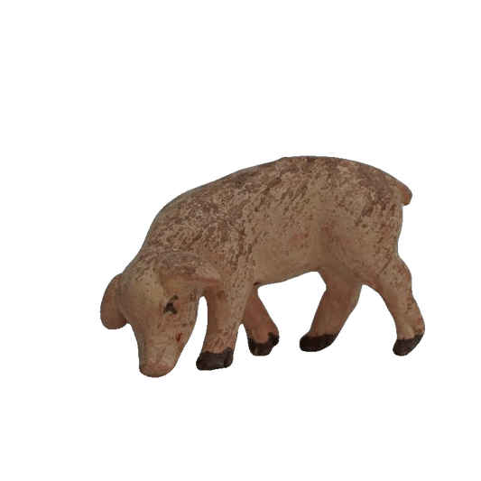 MAIALE TERRACOTTA CM5 TESTA BASSA