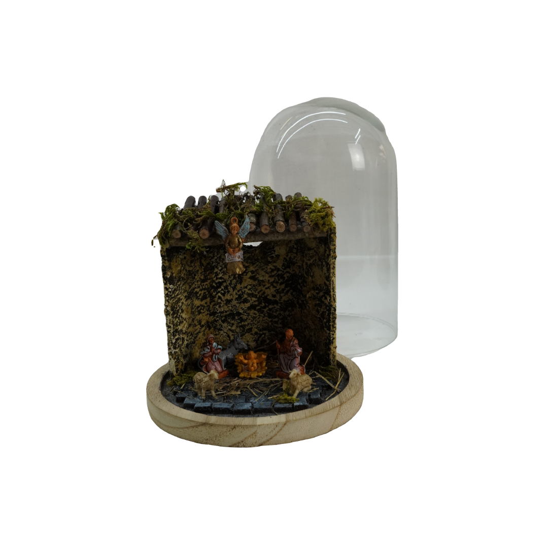 CAMPANA CON NATIVITÀ CM 14X21