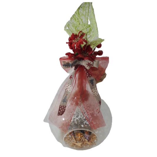 AMPOLLA CONO OBLÒ CON NATIVITÀ CM 3,5