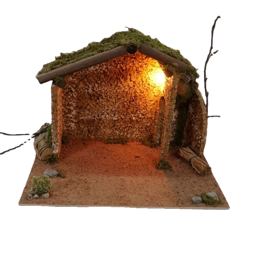 CAPANNA LEGNO E SUGHERO MODELLO A CM 30X20X22