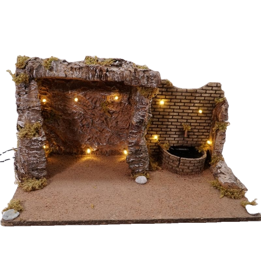 CAPANNA CON FONTANA CM 45X25X25