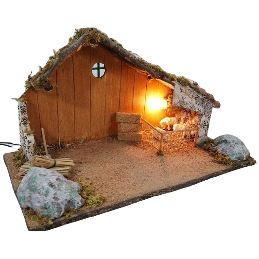 CAPANNA CON RECINTO PECORE CM 39X20X20