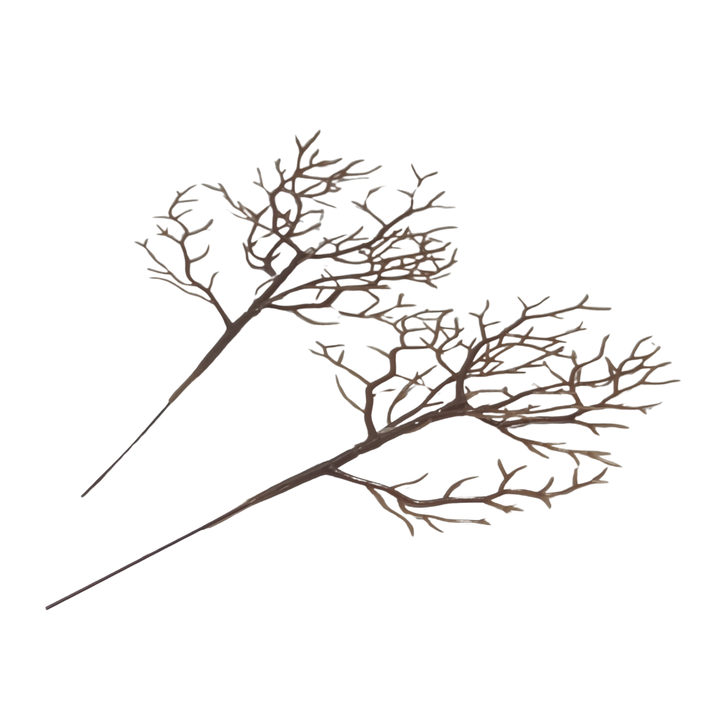 RAMO ARTIICIALE MARRONE CM 25 PZ 2