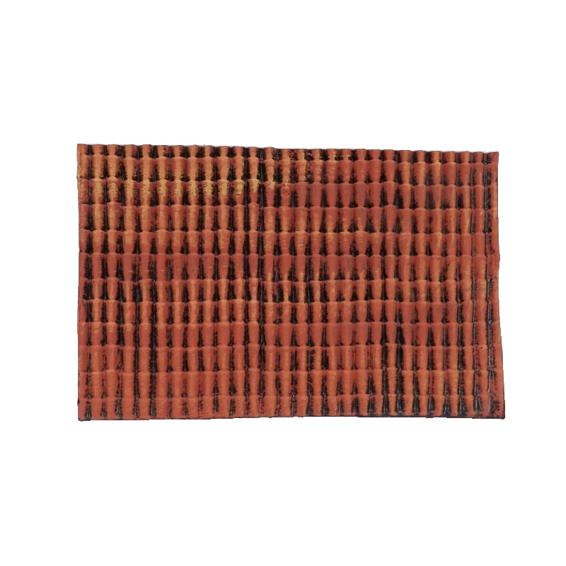 TETTO TEGOLE PLASTICA DIPINTO A MANO CM 25X16