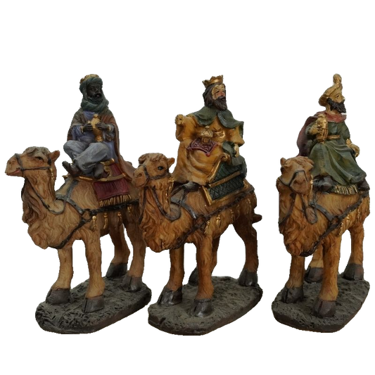 TRIS RE MAGI 10CM SU CAMMELLO