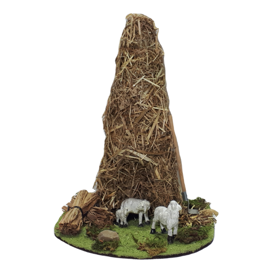 FIENILE CON PECORE MEDIO CM 15,5X16,5X21