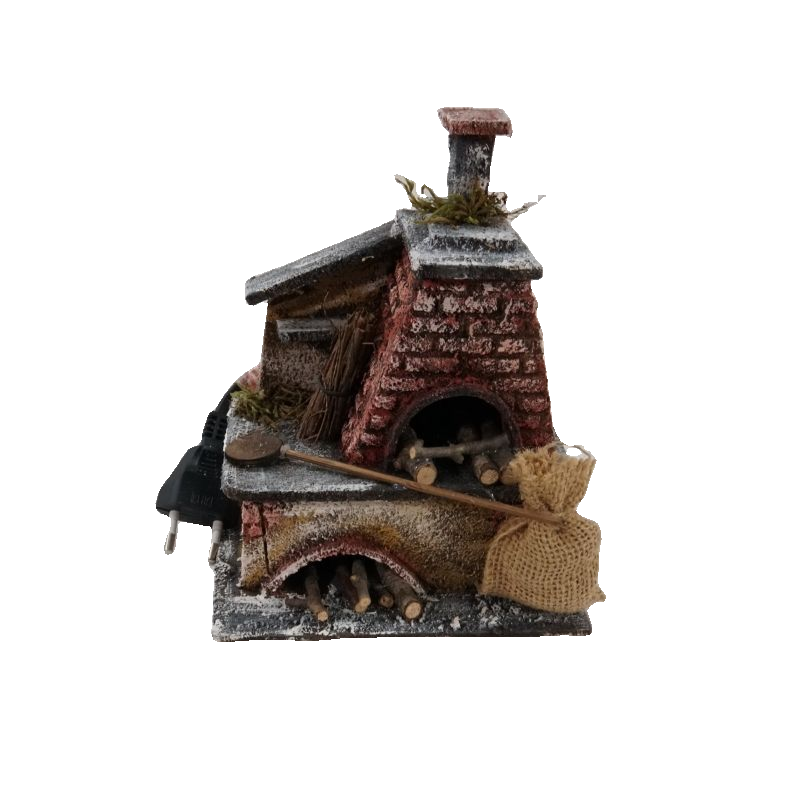 FORNO GRANDE DIPINTO CM 14X10X18