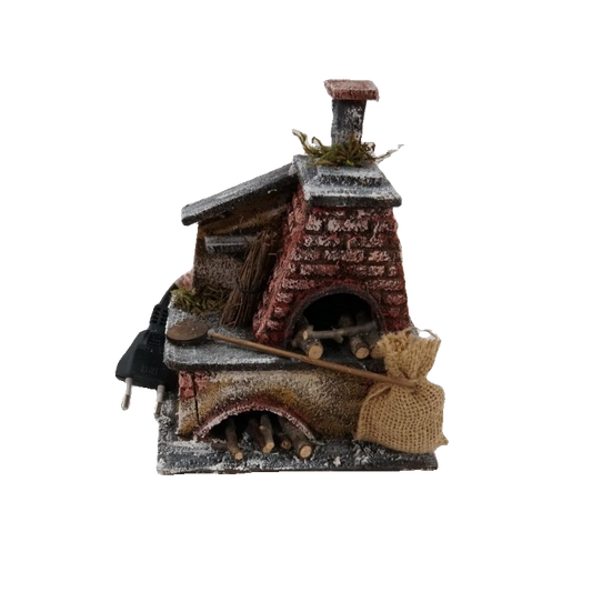 FORNO GRANDE DIPINTO CM 14X10X18