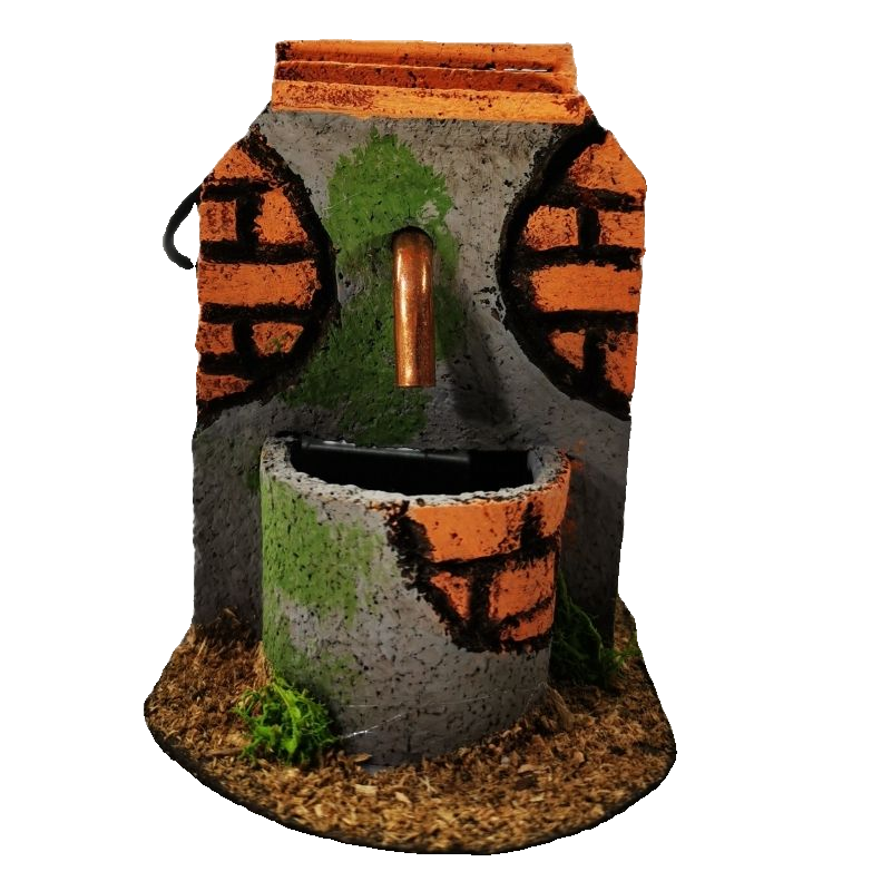 FONTANA IN SUGHERO MODELLO C CM 8X10,5X10,5