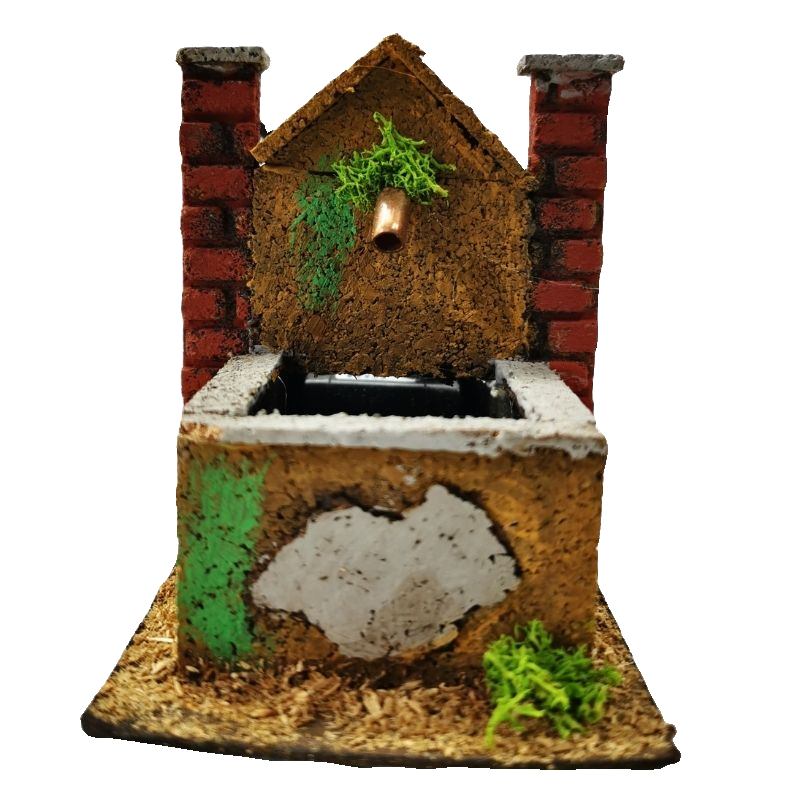 FONTANA IN SUGHERO MODELLO D CM 8X12,5X10