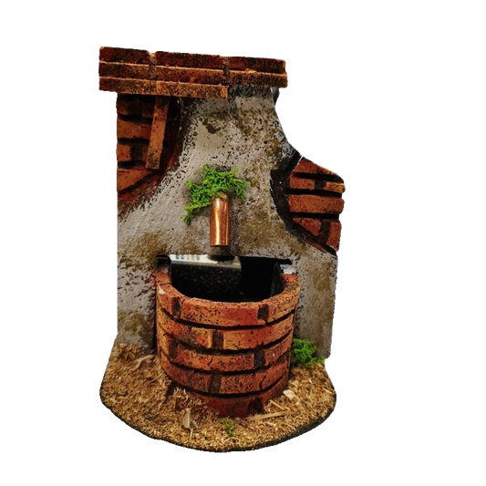 FONTANA IN SUGHERO MODELLO I CM 8X10,5X10,5