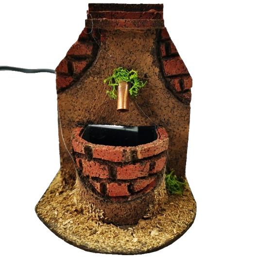 FONTANA IN SUGHERO MODELLO N CM 8X10X10,5