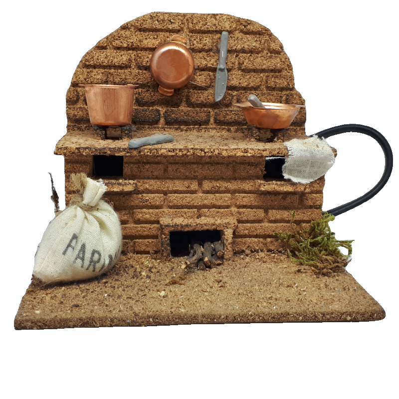 CUCINA CON ACCESSORI GRANDE CM 12X10X10