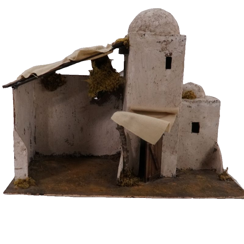 SCENARIO CON CAPANNA GRANDE CM 38X20X30