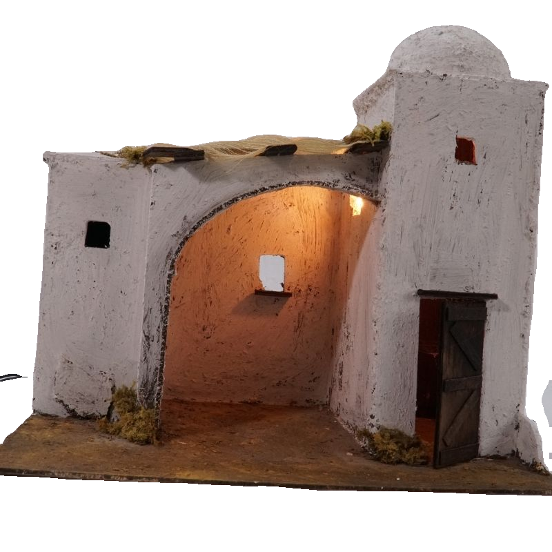 SCENARIO CON ARCO E TETTOIA CM 33X20X30