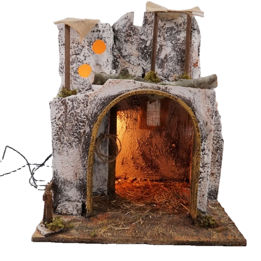 SCENARIO PALESTINESE RUSTICO CM 42,5X22,5X28