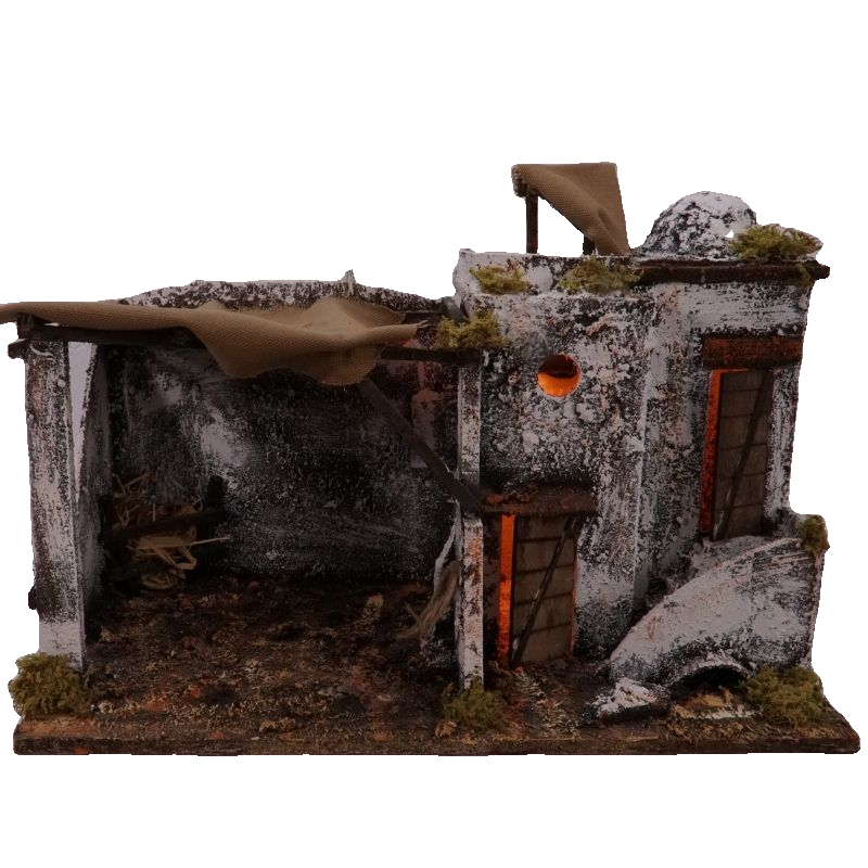 SCENARIO PALESTINESE RUDERE CM 30X25X35