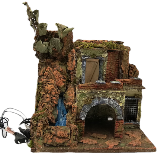 PRESEPE DEL '700 CON RUSCELLO CM 30X20X31