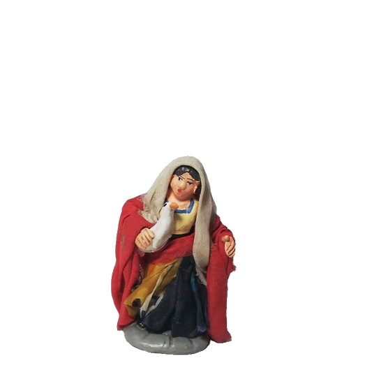 SIGNORA C/PAPERELLA CM 7 VESTITO