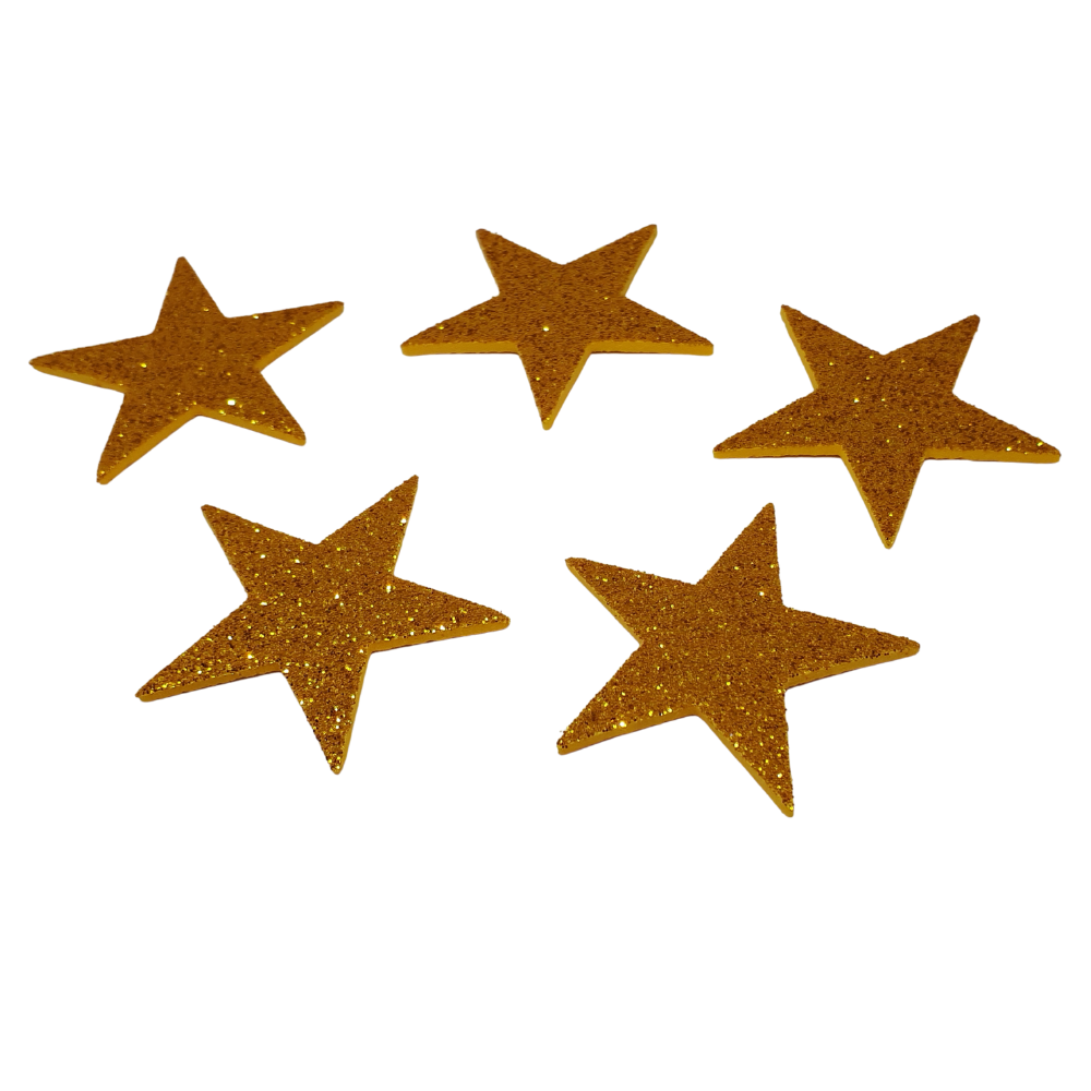 STELLA GLITTER ORO PZ 5 CM 4