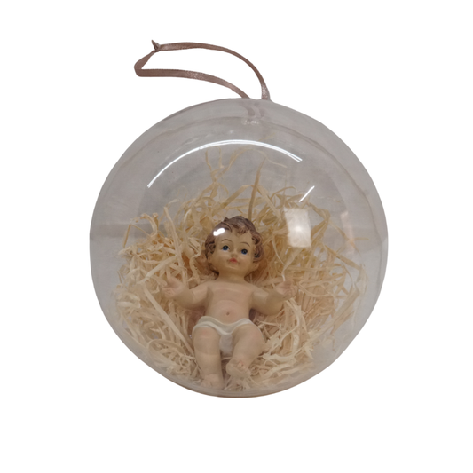 SFERA KRISTAL 120MM CON BAMBINELLO