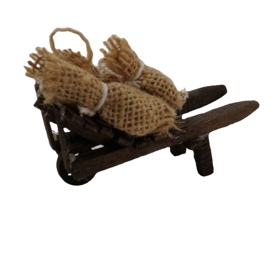 CARRIOLA CON SACCHI CM 9X5X6