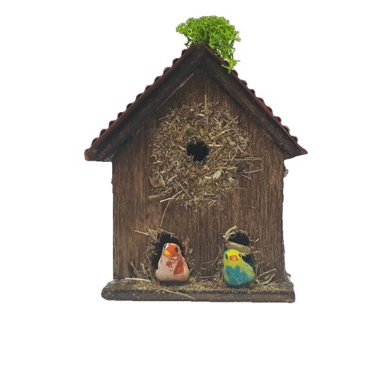 VOLIERA CON UCCELLI CM 5X4X7