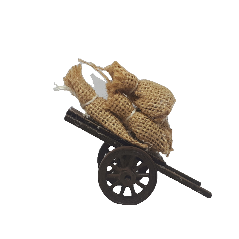 CARRO CON SACCHI CM 4,5X10X7