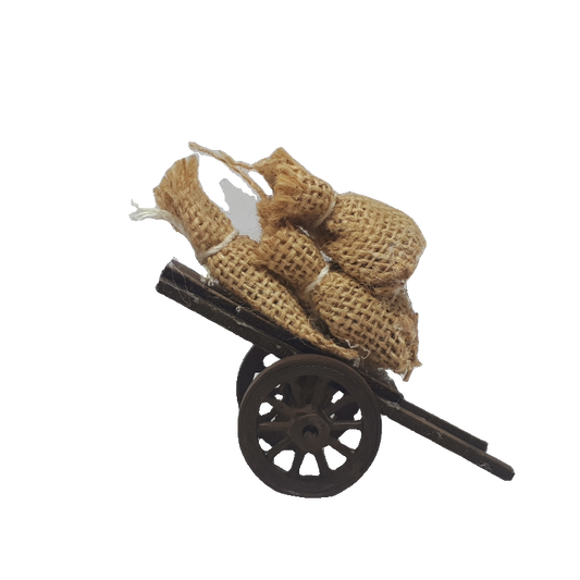 CARRO CON SACCHI CM 4,5X10X7